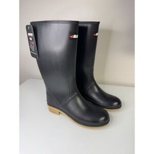 Women's Baffin Prime Rubber Boots Size 9 New With Tags Black Rain Oil & Acid Res
